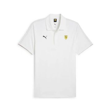 Puma 63018504 Ferrari Race Cloudspun Polo Beyaz Erkek T-shirt