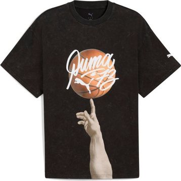 Puma 63047501 Dylan Exhibit Siyah Basketbol Erkek T-Shirt