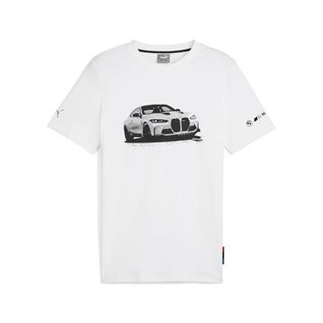 Puma 63063302 Bmw Mms Beyaz Günlük Stil Erkek T-Shirt