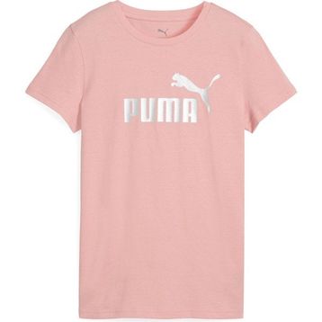 Puma 63153618 Metallic No. 1 Logo Pembe Kadın T-shirt