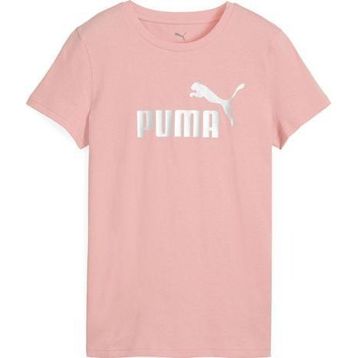 Puma 63153618 Metallic No. 1 Logo Pembe Kadın T-shirt