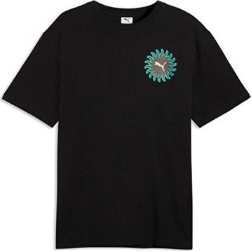 Puma 63439501 Siyah Sunset Drıve Relaxed Tee Erkek Günlük Tişört
