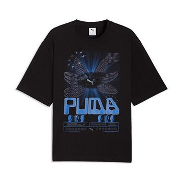 Puma 63444301 Siyah Graphic Tee Erkek Günlük Tişört