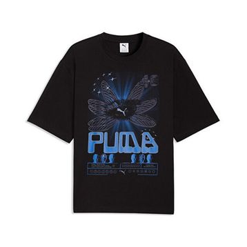 Puma 63444301 Siyah Graphic Tee Erkek Günlük Tişört