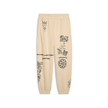 Puma 63465601 Swish N Ink Sweatpants Bej Erkek Eşofman Altı