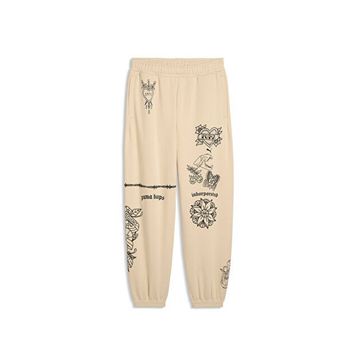Puma 63465601 Swish N Ink Sweatpants Bej Erkek Eşofman Altı
