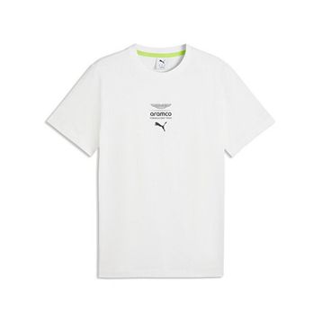Puma 63539302 Beyaz Amf1 Essential Logo Tee 1 Erkek Günlük Tişört