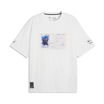 Puma 63542602 Beyaz Bmw Mms Lifestyle Tee Erkek Günlük Tişört