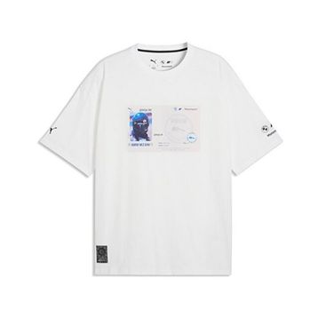 Puma 63542602 Beyaz Bmw Mms Lifestyle Tee Erkek Günlük Tişört