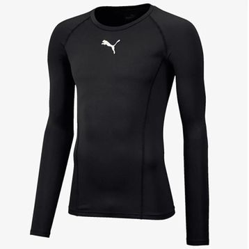 Puma 65592003 Liga Baselayer Tee LS Siyah Erkek Futbol Uzun Kollu Antrenman Üstü