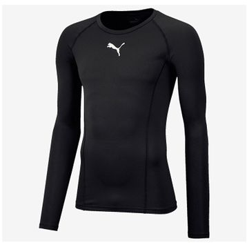 Puma 65592003 Liga Baselayer Tee LS Siyah Erkek Futbol Uzun Kollu Antrenman Üstü