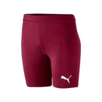 Puma 65592401 Liga Baselayer Short Tight Lastikli Normal Kalıp Düz Kırmızı Erkek Tayt
