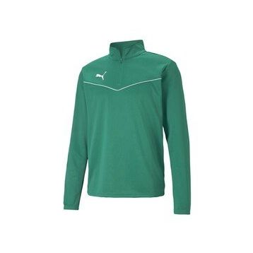 Puma 65739405 Yeşil Teamrise 1/4 Zip Top Futbol Antrenman Uzun Kollu T-shirt