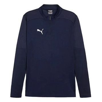 Puma 65855106 Lacivert Teamfinal Training 1/4 Zip Erkek Futbol Antrenman Uzun Kollu Üst