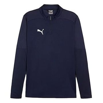 Puma 65855106 Lacivert Teamfinal Training 1/4 Zip Erkek Futbol Antrenman Uzun Kollu Üst