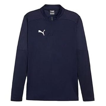 Puma 65855106 Lacivert Teamfinal Training 1/4 Zip Erkek Futbol Antrenman Uzun Kollu Üst