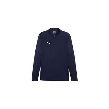 Puma 65855106 Lacivert Teamfinal Training 1/4 Zip Erkek Futbol Antrenman Uzun Kollu Üst