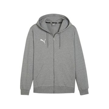 Puma 65859533 Teamgoal Casuals Hooded Gri Erkek Futbol Ceketi