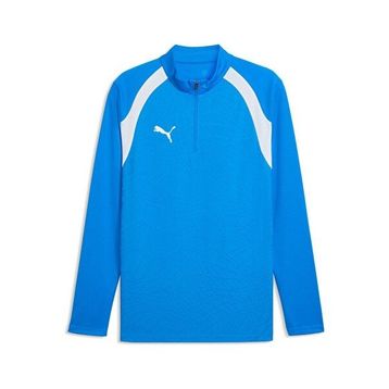Puma 65967902 Teamfinal26 Training 1/4 Zip Mavi Futbol Antrenman Uzun Kollu Erkek T-shirt