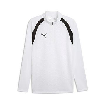 Puma 65967904 Teamfinal26 Training 1/4 Zip Beyaz Futbol Antrenman Uzun Kollu Erkek T-shirt
