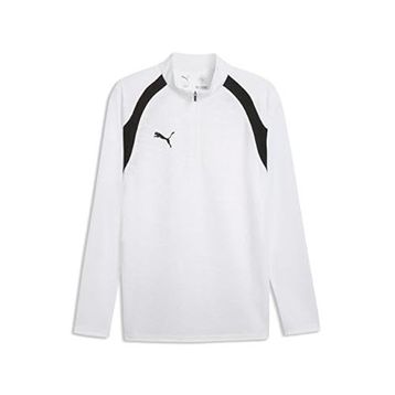 Puma 65967904 Teamfinal26 Training 1/4 Zip Beyaz Futbol Antrenman Uzun Kollu Erkek T-shirt