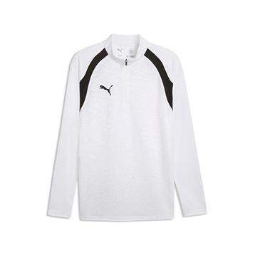 Puma 65967904 Teamfinal26 Training 1/4 Zip Beyaz Futbol Antrenman Uzun Kollu Erkek T-shirt