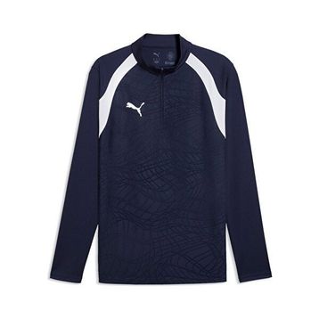 Puma 65967906 Teamfinal26 Training 1/4 Zip Lacivert Futbol Antrenman Uzun Kollu Erkek T-shirt