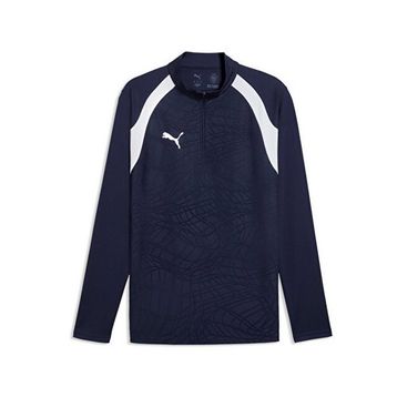 Puma 65967906 Teamfinal26 Training 1/4 Zip Lacivert Futbol Antrenman Uzun Kollu Erkek T-shirt