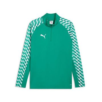 Puma 65972405 Teamliga26 Training 1/4 Zip Yeşil Futbol Antrenman Uzun Kollu Erkek T-shirt