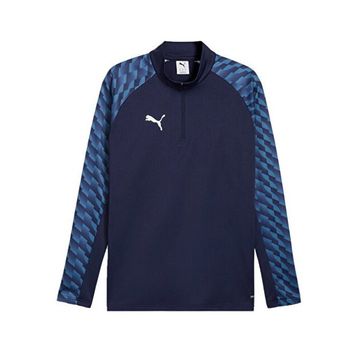 Puma 65972406 Teamliga26 Training 1/4 Zip Mavi Futbol Antrenman Uzun Kollu Erkek T-shirt