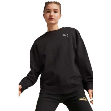 Puma 67598701 Better Essentials Crew Siyah Yuvarlak Yaka Kadın Sweatshirt