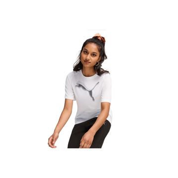 Puma 68166802 Evostripe Beyaz Günlük Stil Kadın T-Shirt