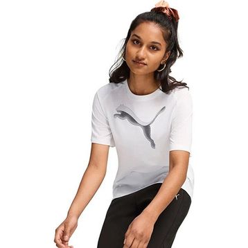 Puma 68166802 Evostripe Beyaz Günlük Stil Kadın T-Shirt