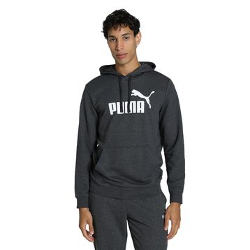 Puma 68257207 Essential No 1 Logo Gri Günlük Stil Erkek Sweatshirt