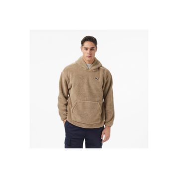 Puma 68825855 ESS Elevated Sherpa Kahverengi Günlük Stil Erkek Sweatshirt