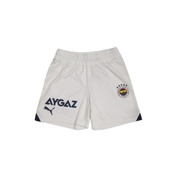 Puma 77202202 Beyaz Replica Jr Genç Çocuk Fenerbahçe 2023/2024 Futbol Şortu