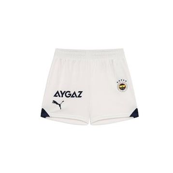 Puma 77202202 Beyaz Replica Jr Genç Çocuk Fenerbahçe 2023/2024 Futbol Şortu