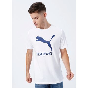 Puma 77313602 FSK Cat Tee Erkek Beyaz T-Shirt
