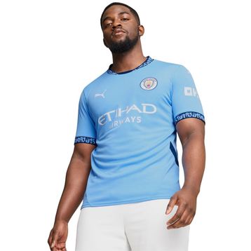 Puma 77507501 Manchester City FC 2024/25 İç Saha Mavi Erkek Futbol Forması