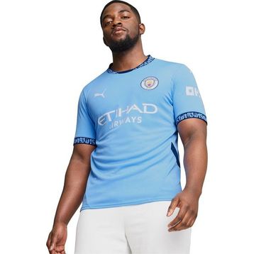 Puma 77507501 Manchester City FC 2024/25 İç Saha Mavi Erkek Futbol Forması