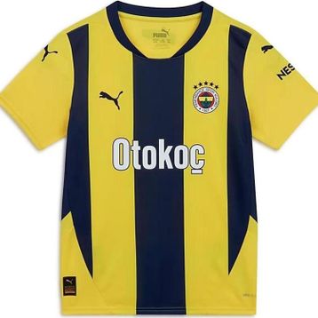 Puma 77536401 Fenerbahçe 2024/25 İç Saha Sarı Çocuk Futbol Forması