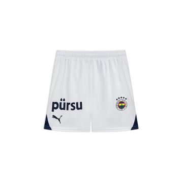 Puma 77538304 Beyaz Fenerbahçe SK 2024/2025 Çocuk Futbol Şortu
