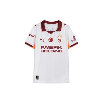 Puma 77981102 Beyaz Galatasaray 2025/26 Dış Saha Erkek Futbol Forması