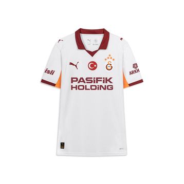 Puma 77981102 Beyaz Galatasaray 2025/26 Dış Saha Erkek Futbol Forması