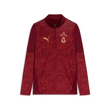 Puma 78288703 Galatasaray A Takım 1/4 Zip Kırmızı Antrenman Erkek Sweatshirt
