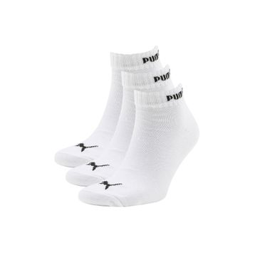 Puma 887498-02 Quarter V Beyaz 3'lü Spor Erkek Çorap
