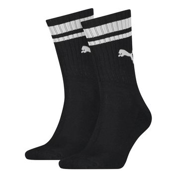 Puma 90794401 Crew Heritage Stripe 2P Unisex Siyah Günlük Stil Çorap