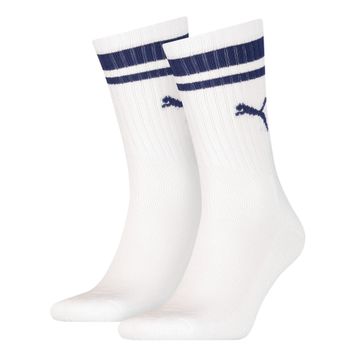 Puma 90794403 Crew Heritage Stripe 2P Unisex Beyaz Günlük Stil Çorap
