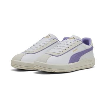 Puma Club Klassika White-Lavender Alert-Warm White Kadın Günlük Spor Ayakkabı