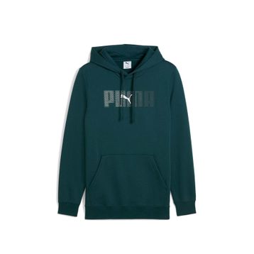 Puma Ess Logo Lab Hoodie FL Yeşil Erkek Sweatshirt